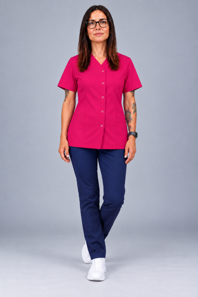 Żakiet medyczny damski Eliza fuksjowy
